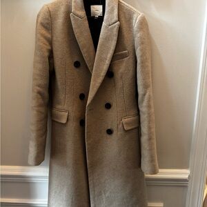 Elegant Tan Pea Coat